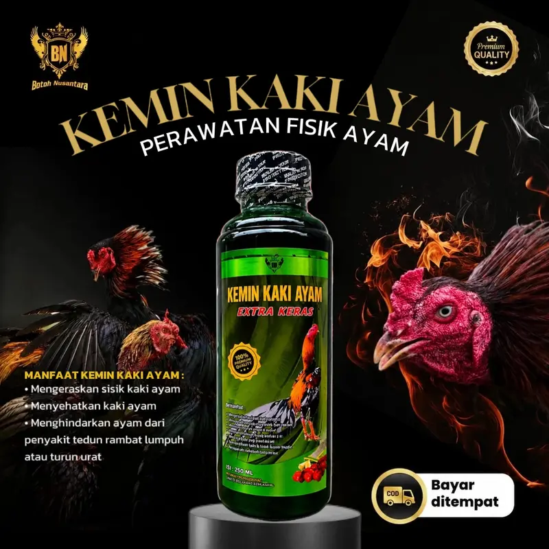 PAKET SPECIAL perlengkapan ayam siap adu jamu ayam kemin & obat cacing - Gambar 5