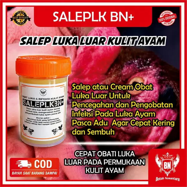 Salep luka luar ayam aduan cepat kering anti infeksi jalu taji SALEPLKBN+ - Gambar 2