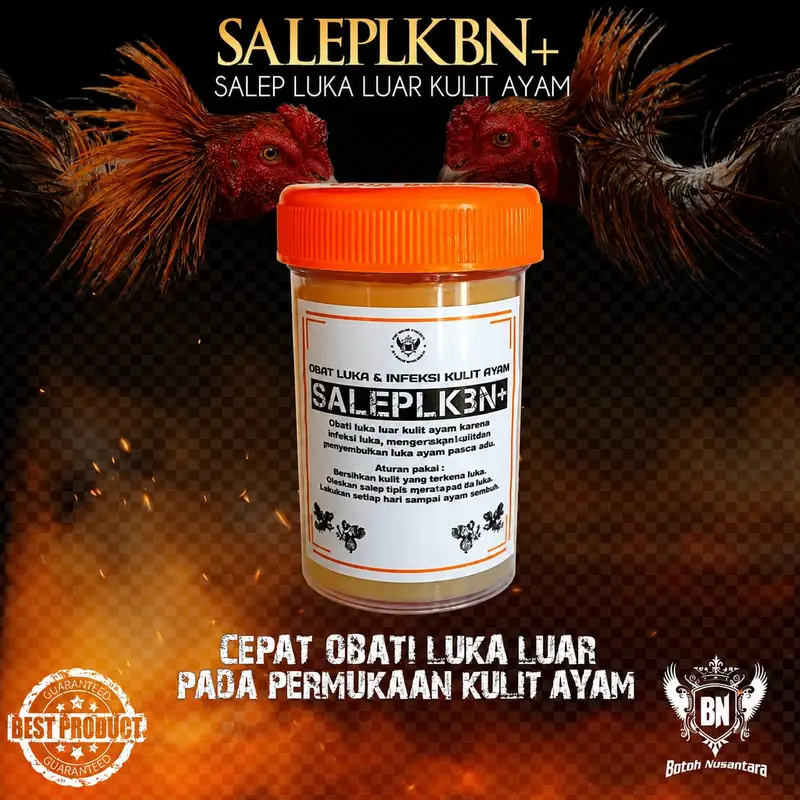 Salep luka luar ayam aduan cepat kering anti infeksi jalu taji SALEPLKBN+ - Gambar 4