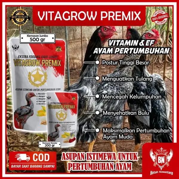 PAKET KOMPLIT Ayam di masa pertumbuhan kalk calsium obat cacing vitamin jamu pakan ayam jadi cepat besar tulang kuat - Gambar 2